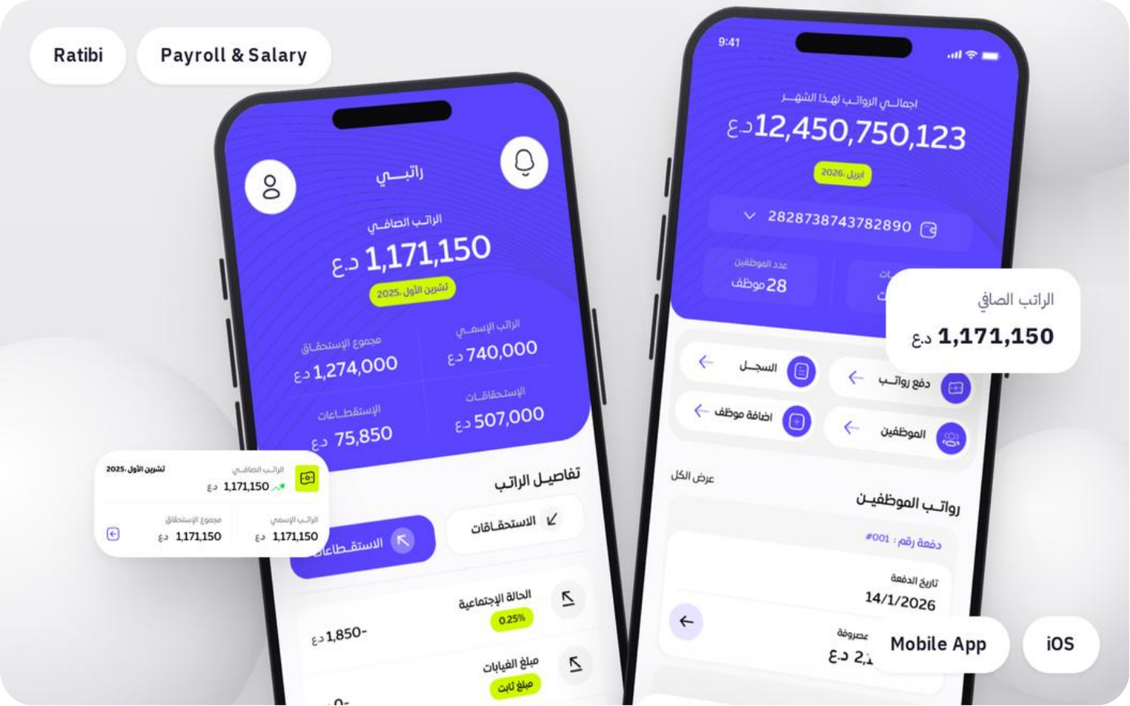 Ratibi application redesign